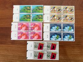 1988  Erstag gest.Viererblock mit Tab  (K75)