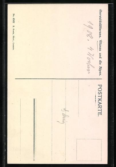 Cartes postales: Vitznau, Ortspartie am Vierwaldstätters – D'occasion à Berlin par bartko-reher 1
