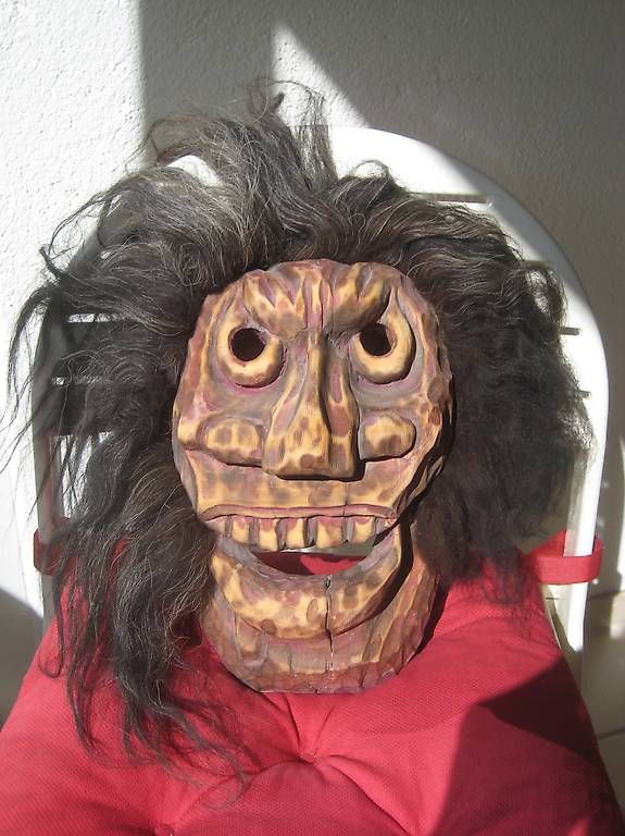 Maschere: Holzmaske aus dem Wallis – Usato da Horgen venduto da pet_n5kr