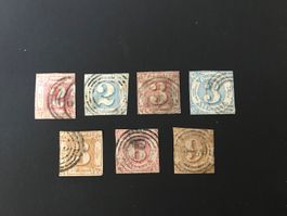 1859-66,, Altdeutsche Staaten - Thurn + Taxis - Zifferzeich.