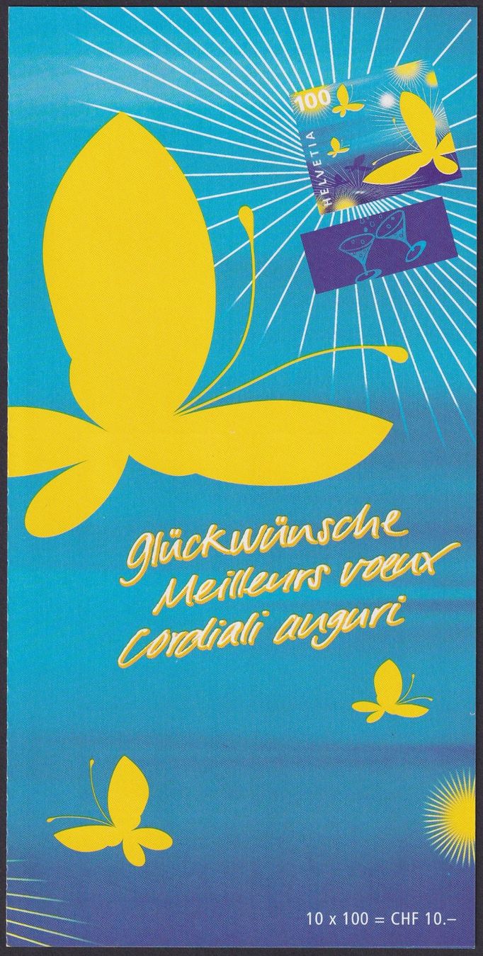 Tutti i francobolli: 2005, Schmetterlinge Nr. 1167 Markenheftchen ** FW: 10.00 – Nuovo (secondo la descrizione) da Ebikon venduto da SilvioFreund 1