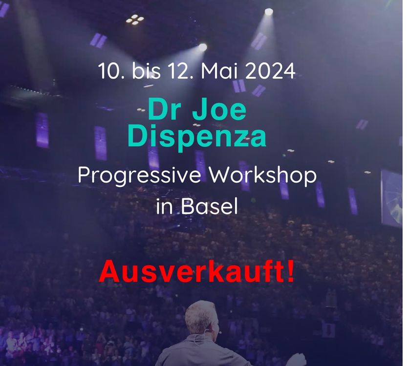 Dr Joe Dispenza 2024 Basel Gold tickets Kaufen auf Ricardo