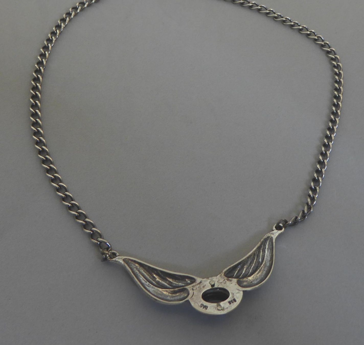 Catenine: Antike Kette 835 Silber mit Glas Stein vor 1939 – Usato da Muri AG venduto da Lineli2020 1