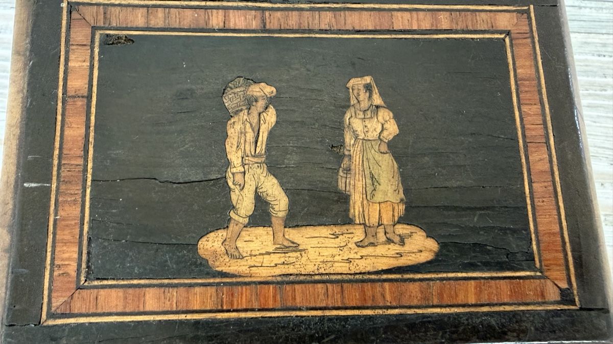 Barattoli: Schatulle Sorrent Intarsien – Usato da Riedholz venduto da Frettchen63 5