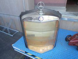 Mercedes Benz Kühlergrill Bar / Schrank Oldtimer Rarität