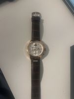 Noderon Men's Watch with Leather Strap and Box