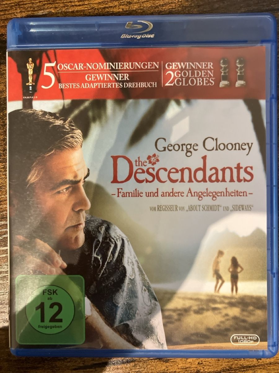 Tous les DVDs: The Descendants BluRay – D'occasion à Glarus par Jhuber78