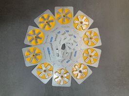 Hörgerätebatterien PowerOne P10, 60Stück