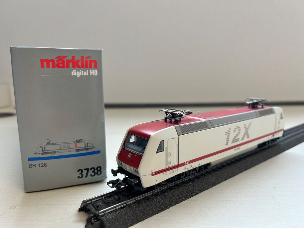 Märklin 3738 E-Lok BR 128 DB, H0 WS (Gebraucht) in St. Gallen für CHF
