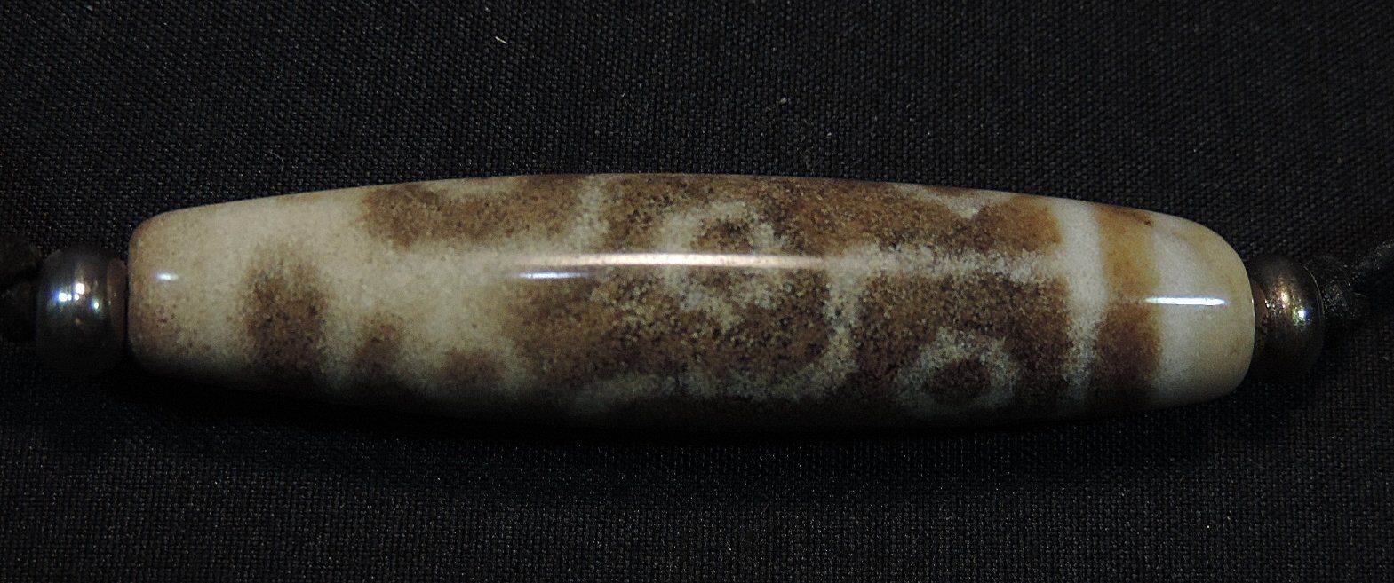 Anhänger: Dzi-Perlen Halskette, Achat Schmuck Stein – Gebraucht aus Duggingen von roterbambus 1