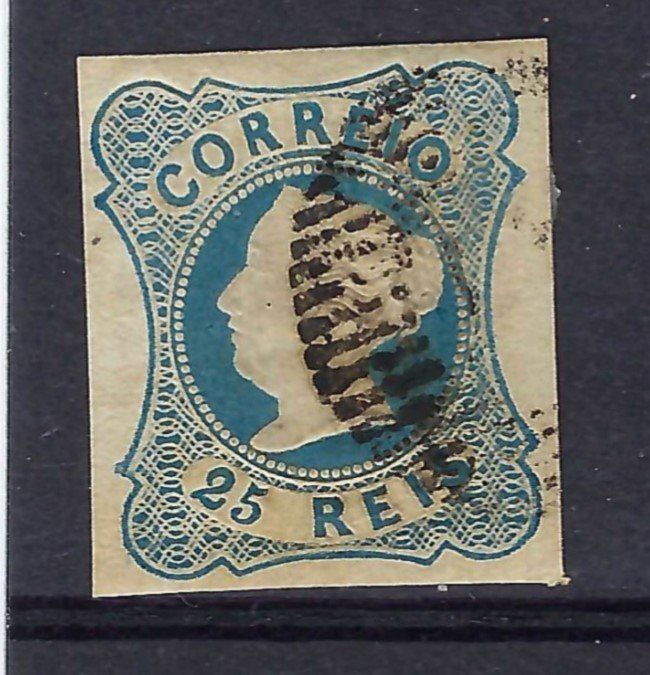 Tutti i francobolli: Portugal 1853 25 reis – Usato da Laupersdorf venduto da Rc.Jb