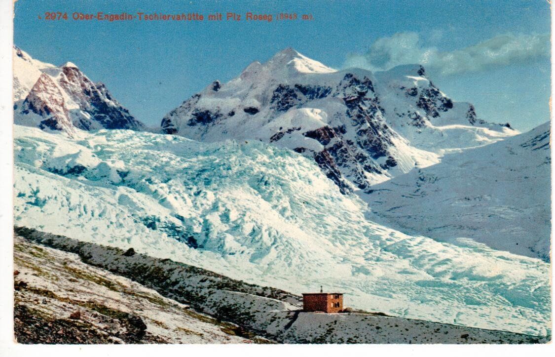Cartoline postali: Ober Engadin Tschiervahütte – Usato da Wolhusen venduto da Curver9