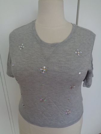 T-shirt gris T. S