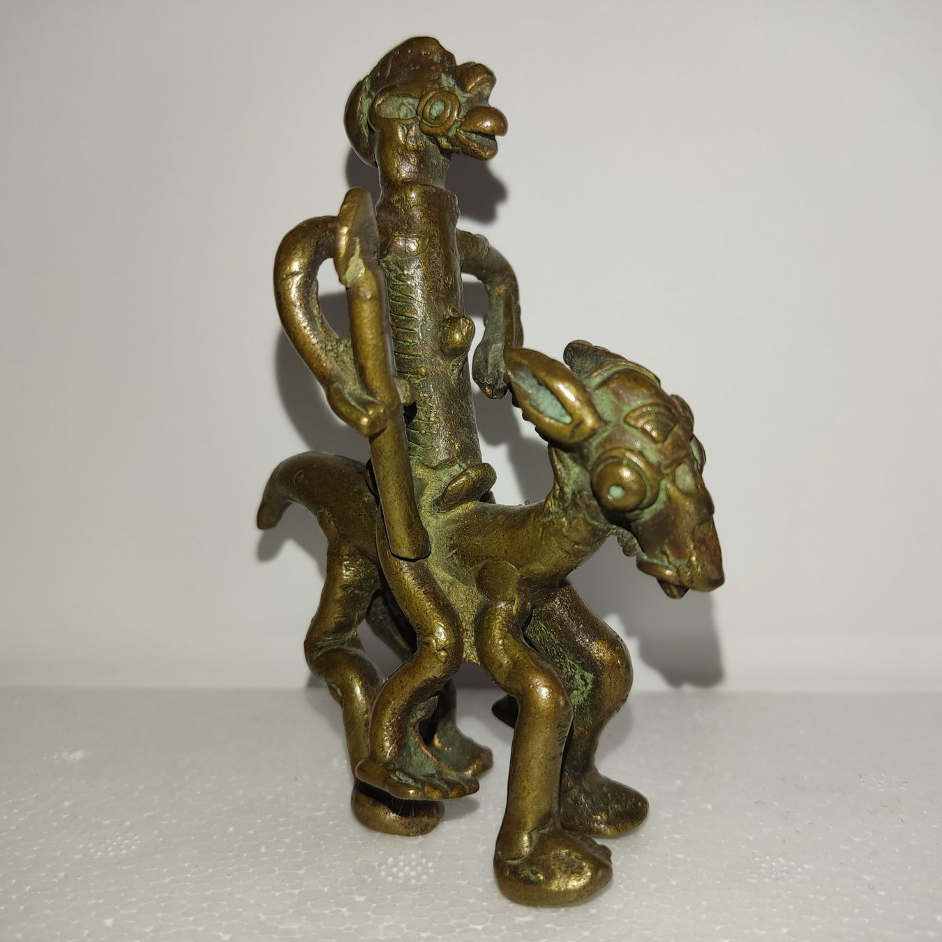 Statuette: Dogon Reiter Figur, 10 cm Hoch – Usato da Rieden SG venduto da res1291 6