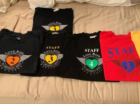 LOVE RIDE STAFF SWITZERLAND T-Shirt Grösse XL