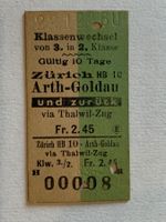 SBB Edmondson Karton Billett 1946