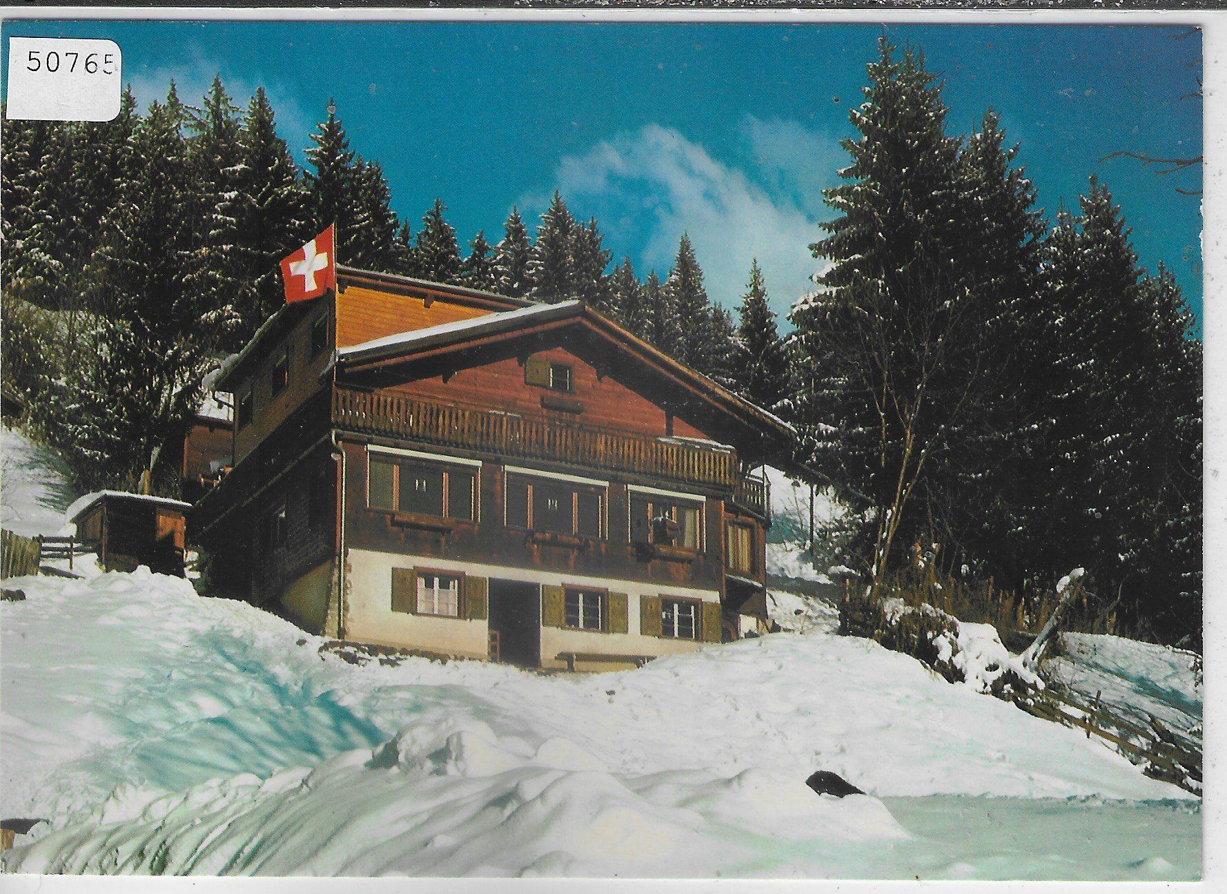Cartoline postali: Hotel Sunneschy - Saas bei Klosters – Usato da Ettingen venduto da Kartenplanet