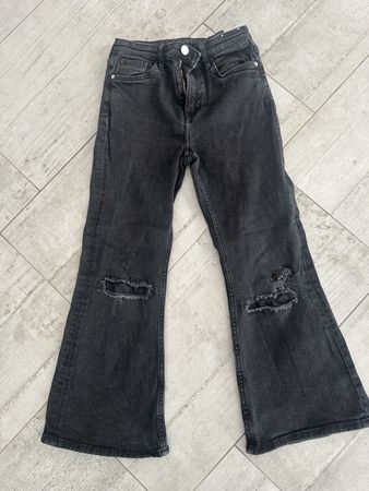 H&M Flare Jeans schwarz Grösse 134🖤