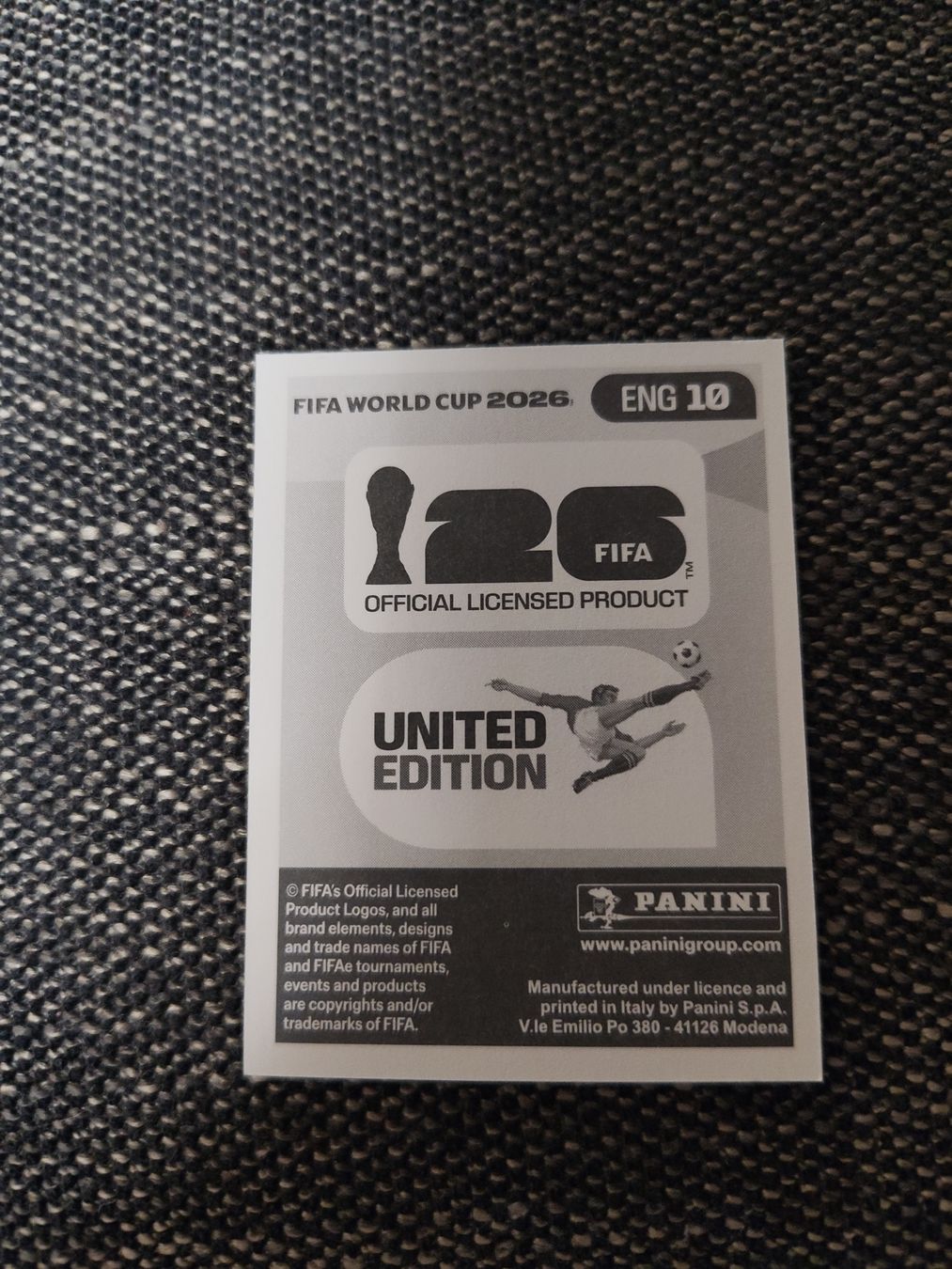 Panini Carte collezionabili: Panini 2026 Wm Eng 10 – Nuovo (secondo la descrizione) da Lieli venduto da Maholo 1