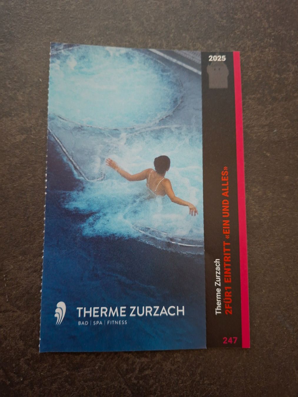 2 für 1 Gutschein / Einlösbar bis 30.11. / Therme Zurzach (Neu (gemäss ...