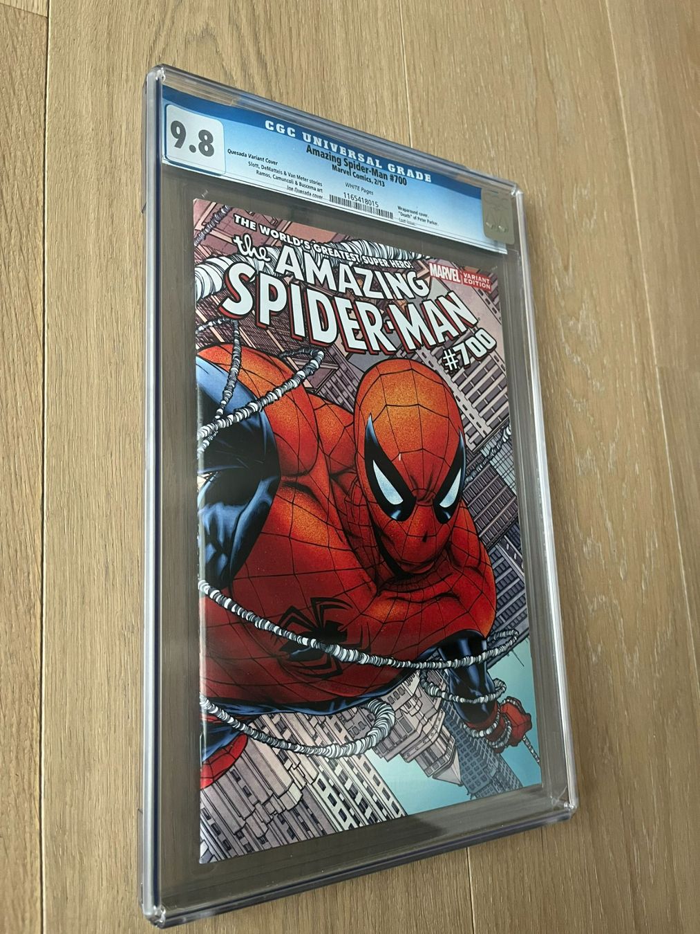Comics: Amazing Spider-Man 700 Quesada Variant CGC 9.8 – Gebraucht aus Flüh von YOURSUPERIOR