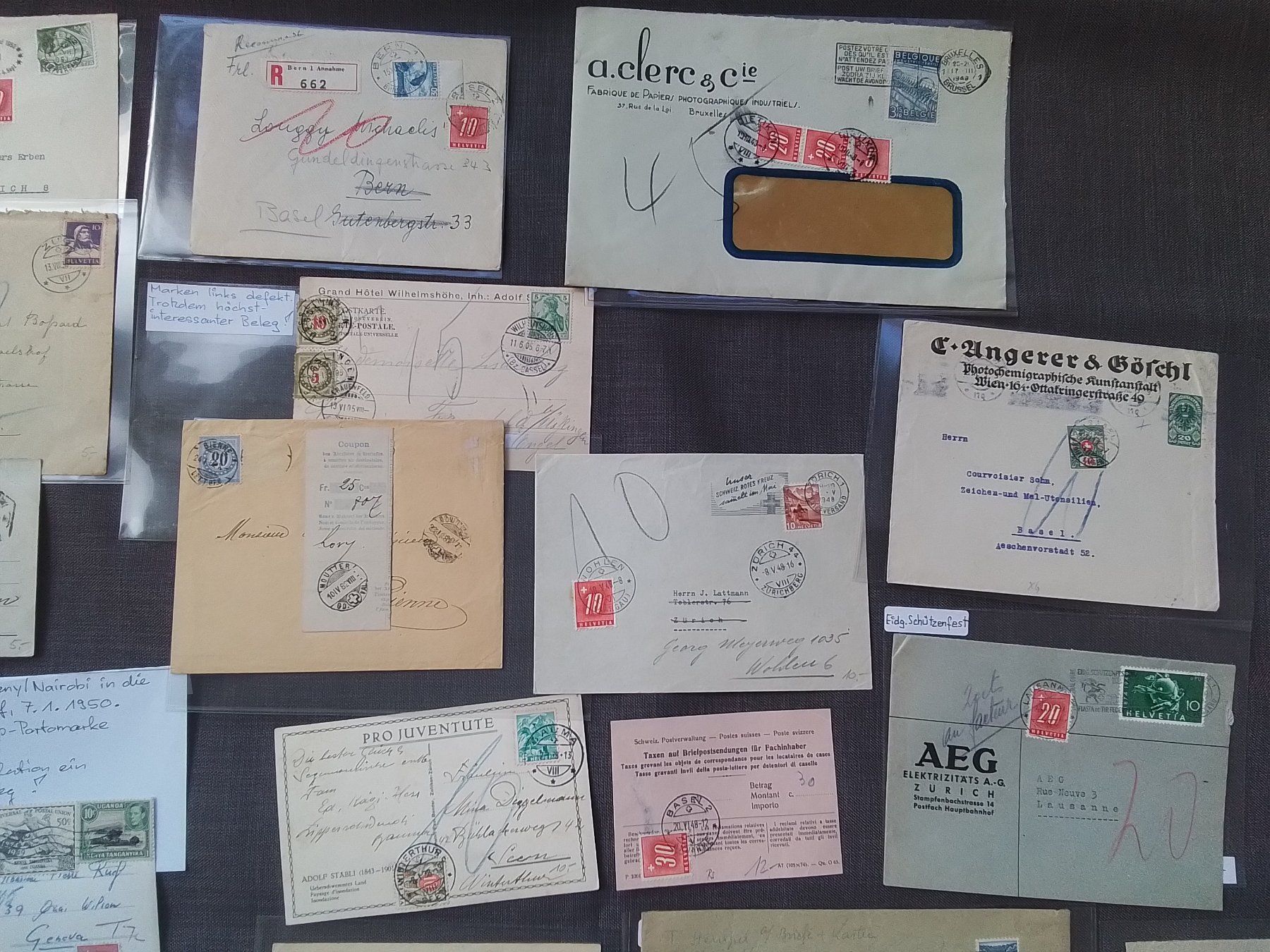 Tutti i francobolli: Sammlung Nachporto Schweiz – Usato da Reichenburg venduto da ibiza18 5
