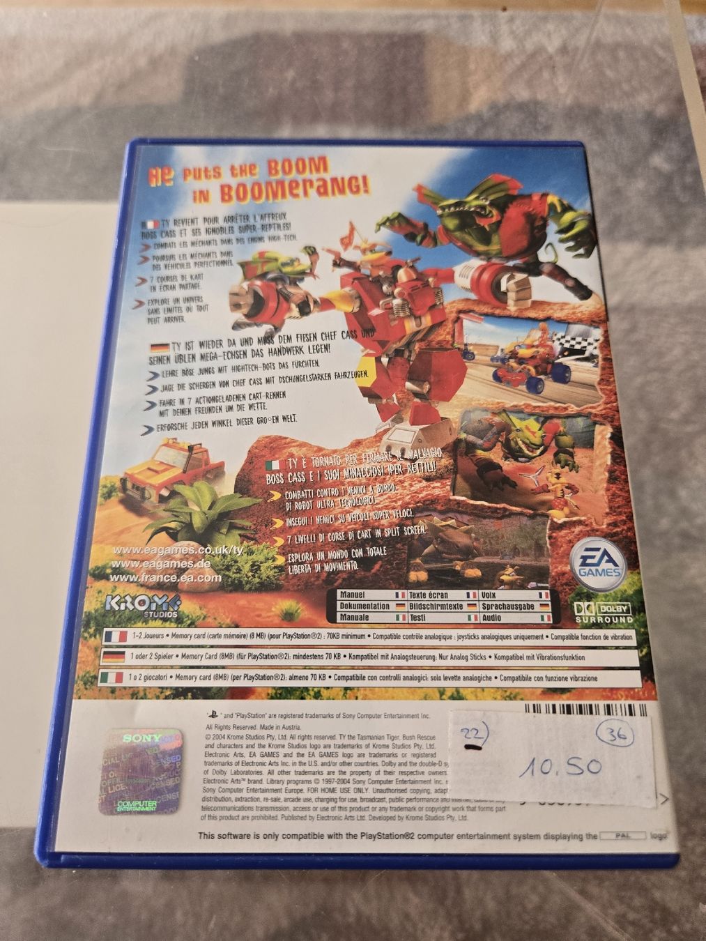 Giochi: Ty 2 The Tasmanian Tiger PS2 – Usato da Bussigny venduto da Kfdlt 1