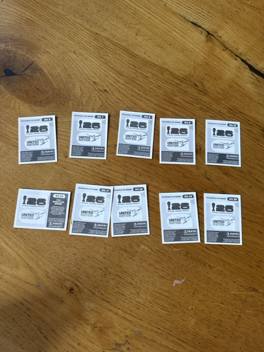Panini Carte collezionabili: Panini 2026 10er Set BRA – Nuovo (secondo la descrizione) da Masein venduto da Buender45 1