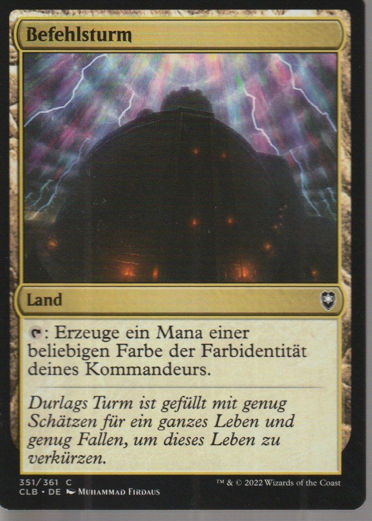 Magic The Gathering Sammelbilder & Trading cards: TCG Magic The Gathering MTG CLB 351 Befehlsturm – Neu (gemäss Beschreibung) aus Vezia von Aquarius_Age