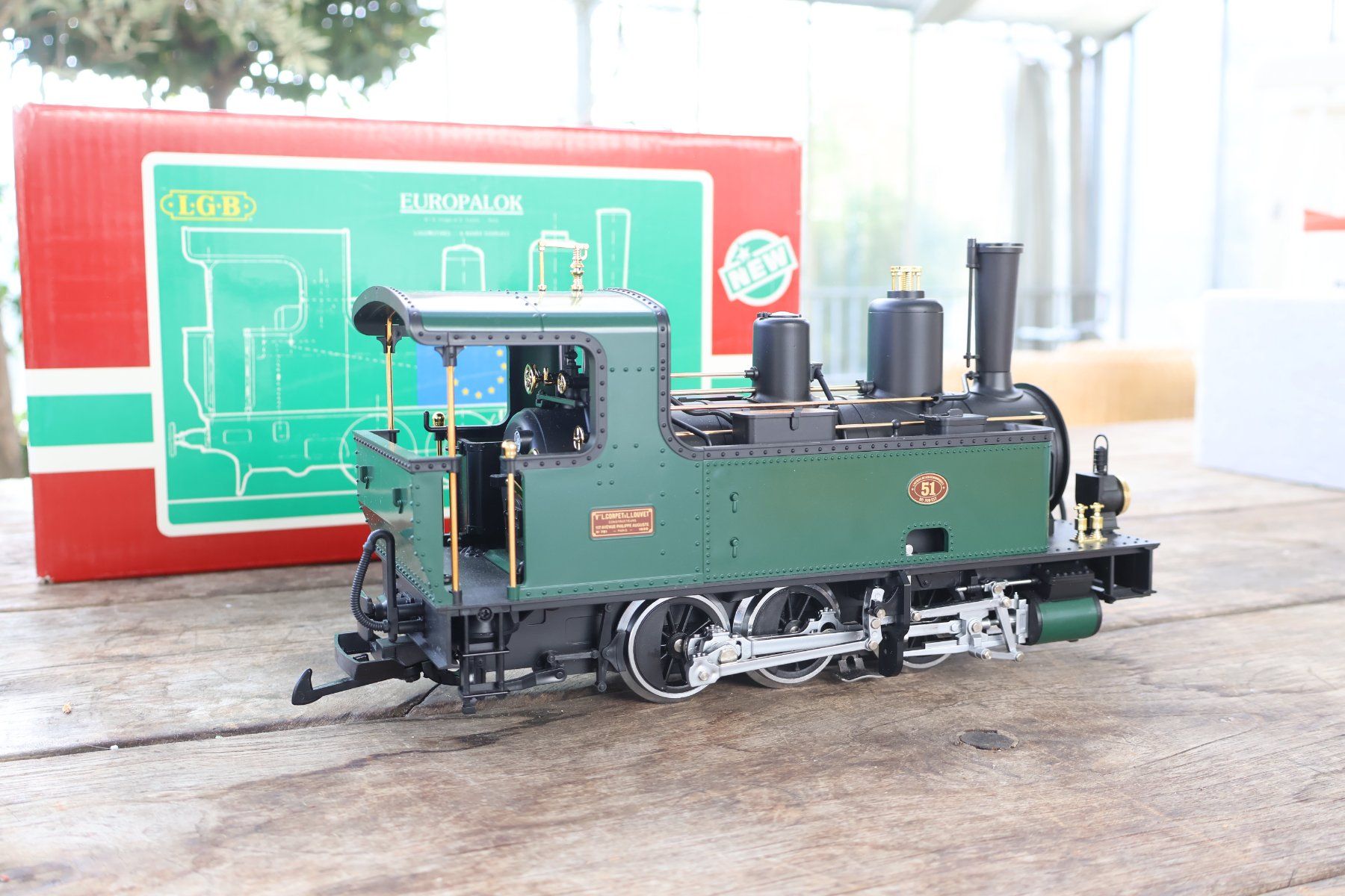 LGB Modellini di ferrovie: LGB wunderschöne Dampflok 2078 - mit OVP – Usato da Winterthur venduto da Monstera 2