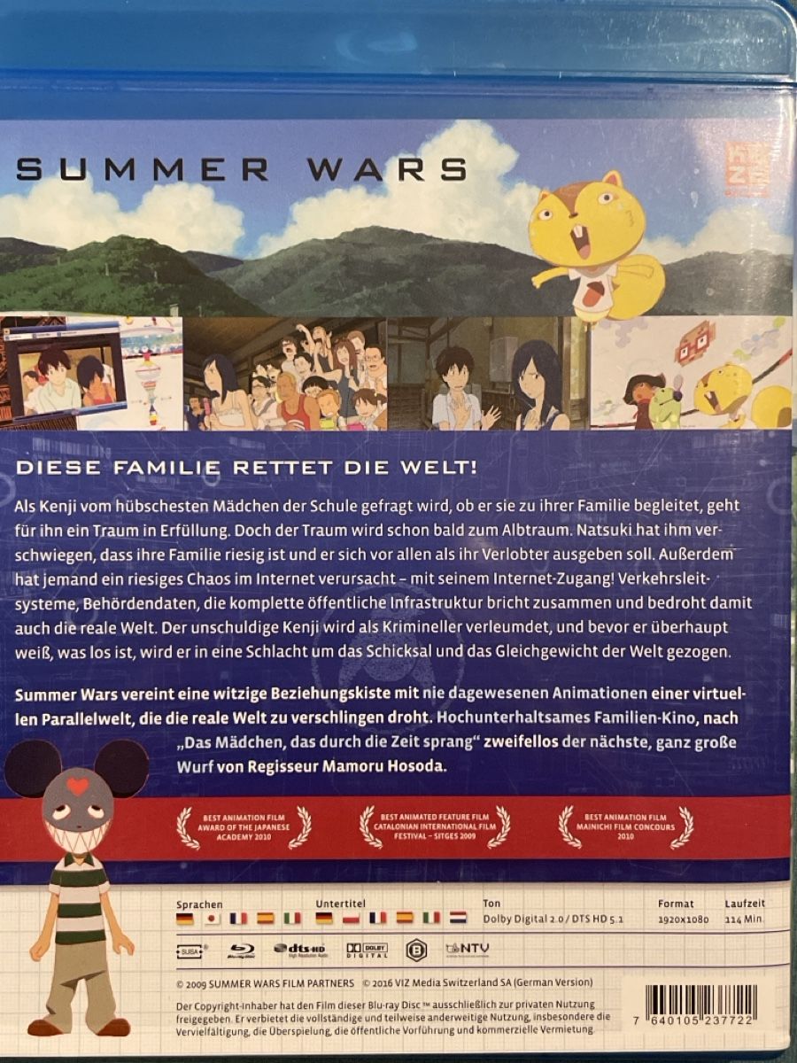 Tutti i DVDs: Summer Wars (2009) – Nuovo (secondo la descrizione) da Waldenburg venduto da Gonzo8 1