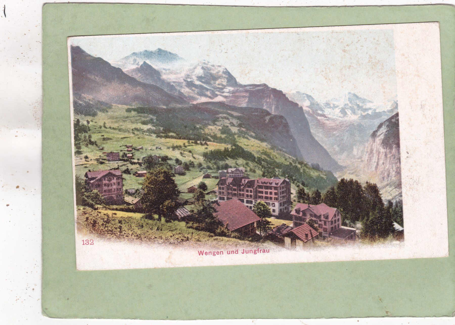 Ansichtskarten: Wengen und Jungfrau – Gebraucht aus Herisau von Lisegrat2008