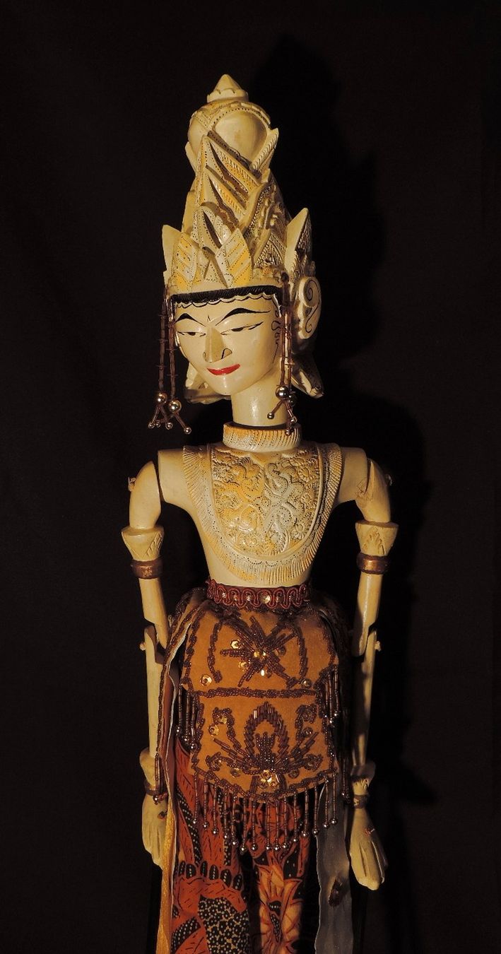 Puppen: Java Puppentheater, Wayang Golek Stabpuppe, Vintage – Gebraucht aus Duggingen von roterbambus 1