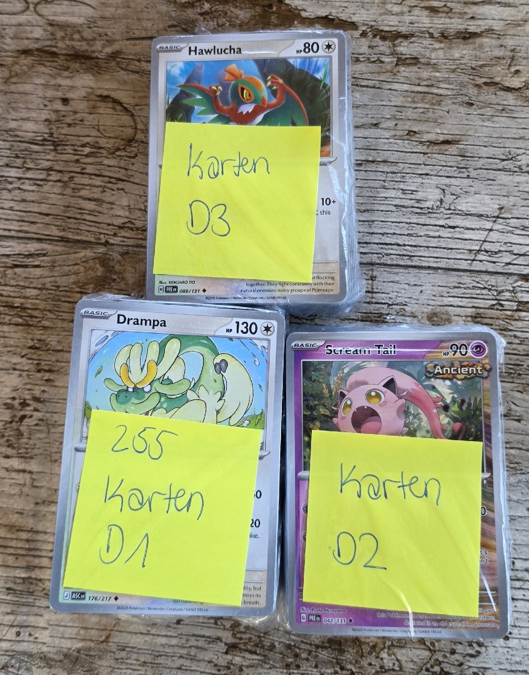 Pokémon Carte collezionabili: 255 Pokemonkarten keine doppel – Nuovo (secondo la descrizione) da Dagmersellen venduto da Zifry73
