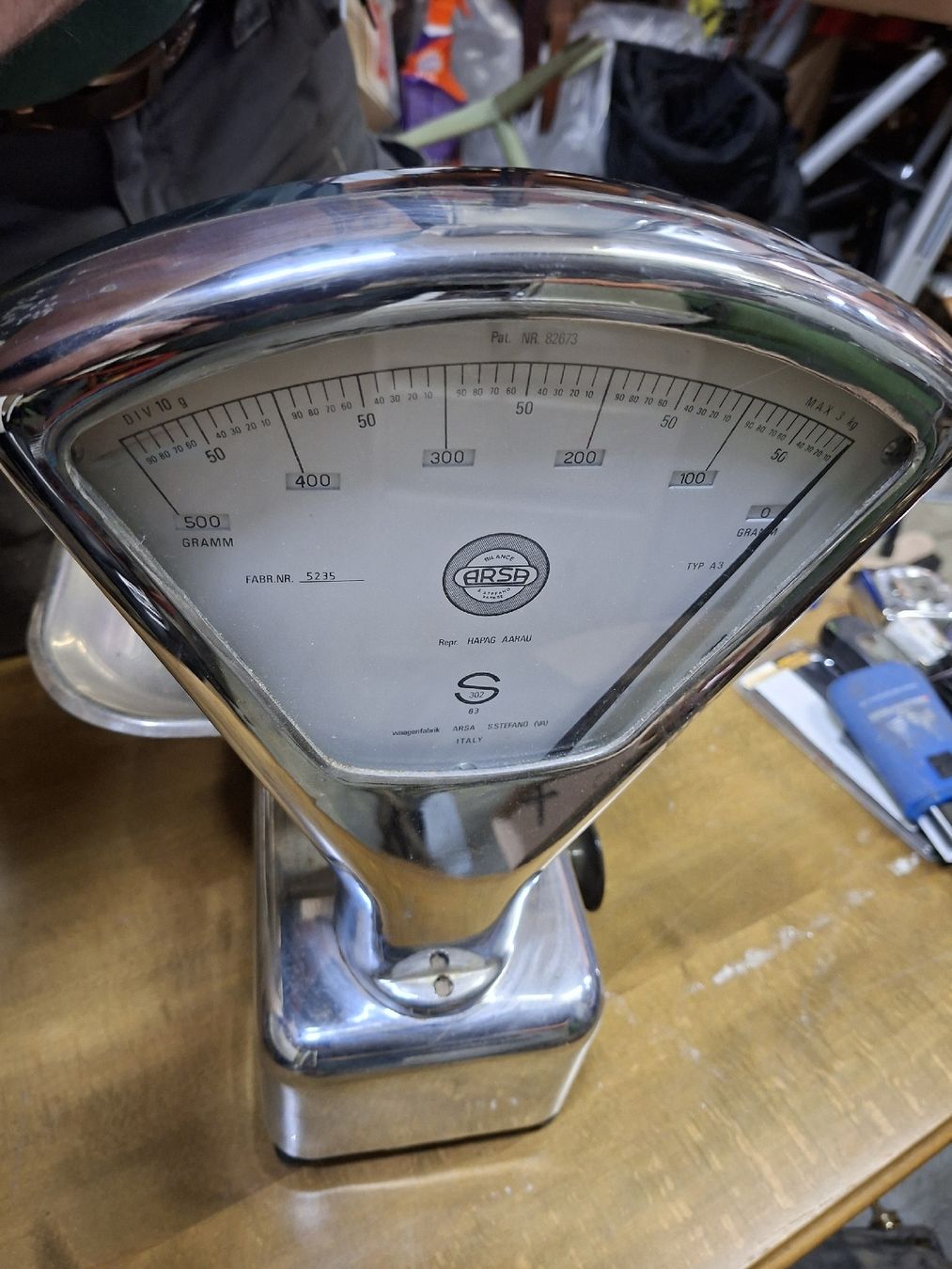 Bilance da cucina: Vintage ARSA Küchenwaage, Chromstahl  – Usato da Grossdietwil venduto da hufi10 6