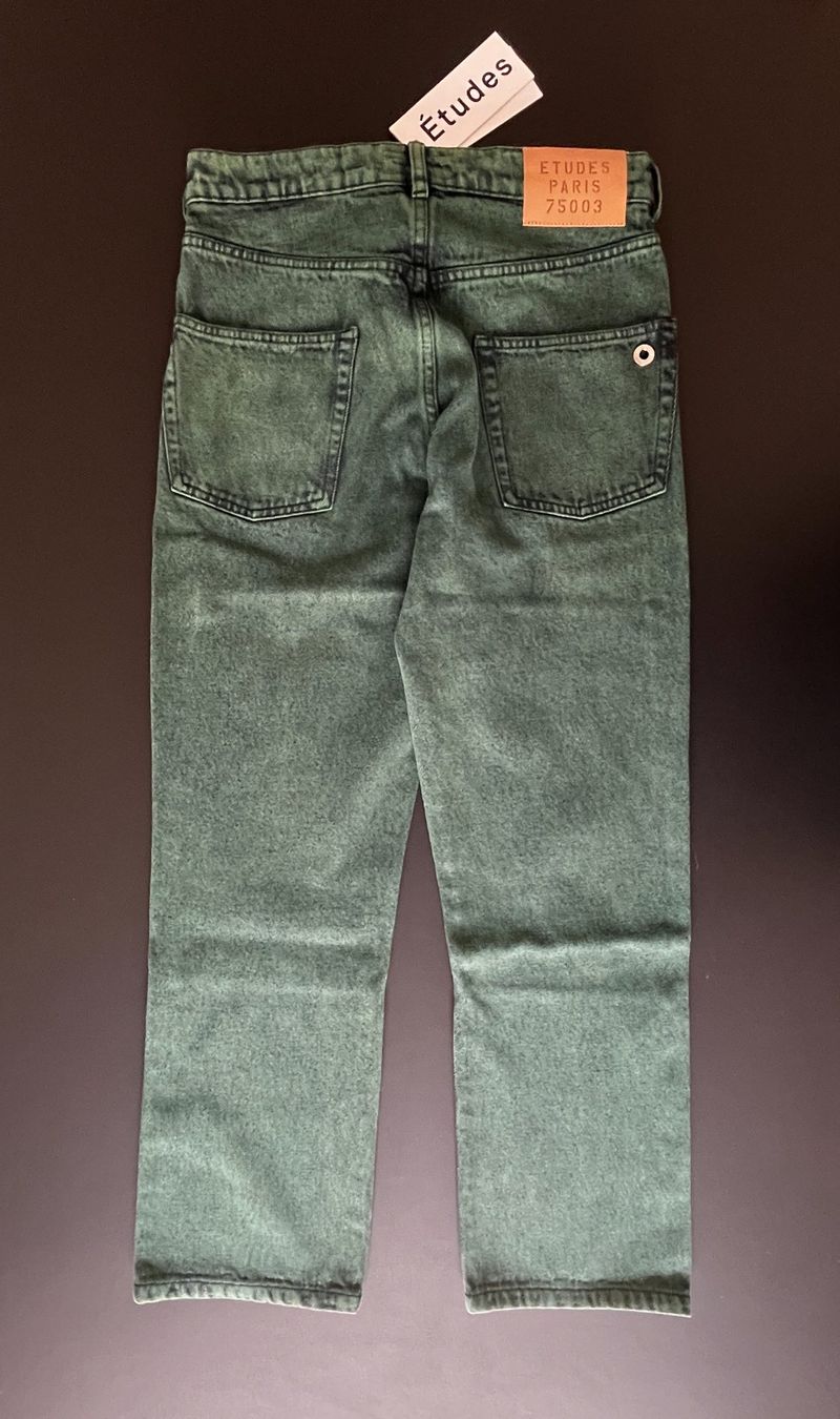 Jeans: ETUDES PANELLED DENIM GREEN – Nuovo e nell'imballaggio originale da Zürich venduto da wst_nd8z 3