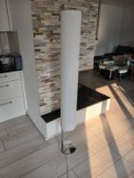Elegante Modern/Minimalist Stehleuchte Weiss&Chrom. (165cm)