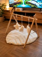 Baby-Spielbogen - Baby Gym Morteddy Series – Weiss | Holz