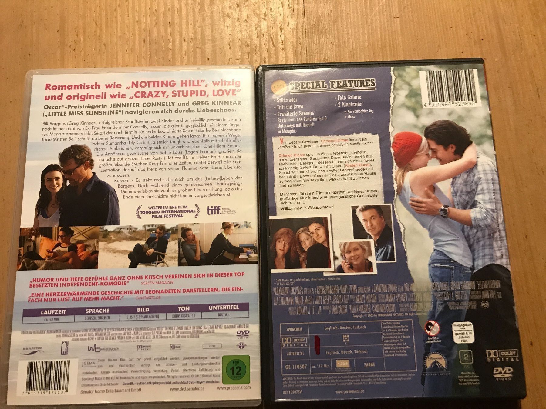 Tutti i DVDs: Love Stories, Elizabethtown – Usato da Schliern b. Köniz venduto da Corinu59 1