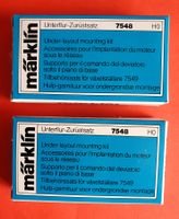 Märklin 2 X N° 7548, Unterflur-Zurüstsatz, pour moteur 7549