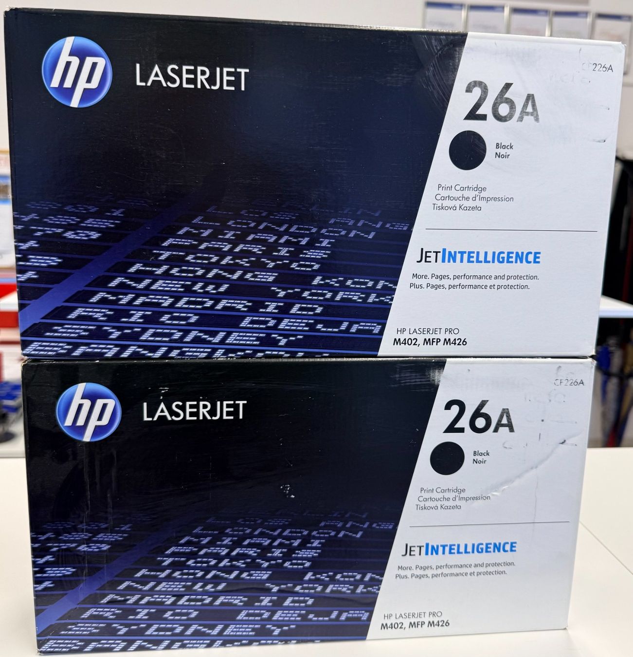 Hewlett Packard Cartucce per stampanti & toner: 2pz TONER ORIGINALE HP 26A - CF226A – Nuovo e nell'imballaggio originale da Bellinzona venduto da Ario13