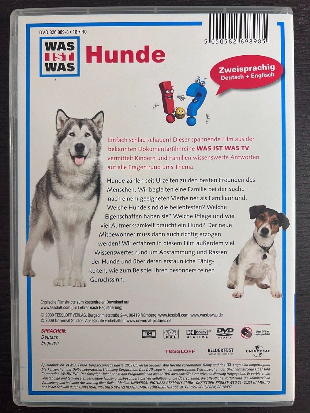 Tutti i DVDs: Was ist was - Hunde – Usato da Zürich venduto da FilmFreunde 1