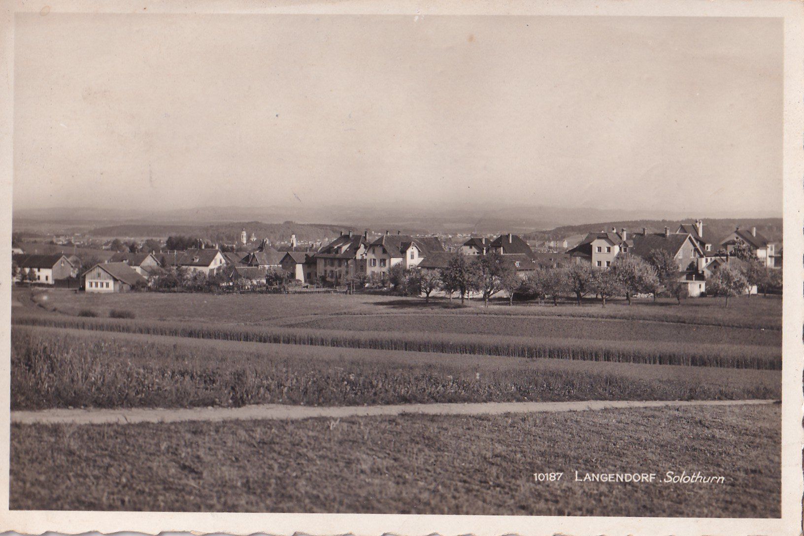 Cartoline postali: Langendorf Teilansicht – Usato da Olten venduto da clotaldi