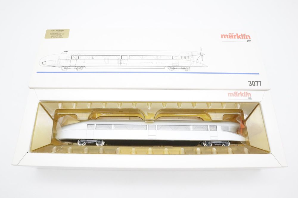 Märklin Modelleisenbahnen: Märklin 3077 "Schienenzeppelin" H0 AC Analog – Gebraucht aus Basel von Railfun 7