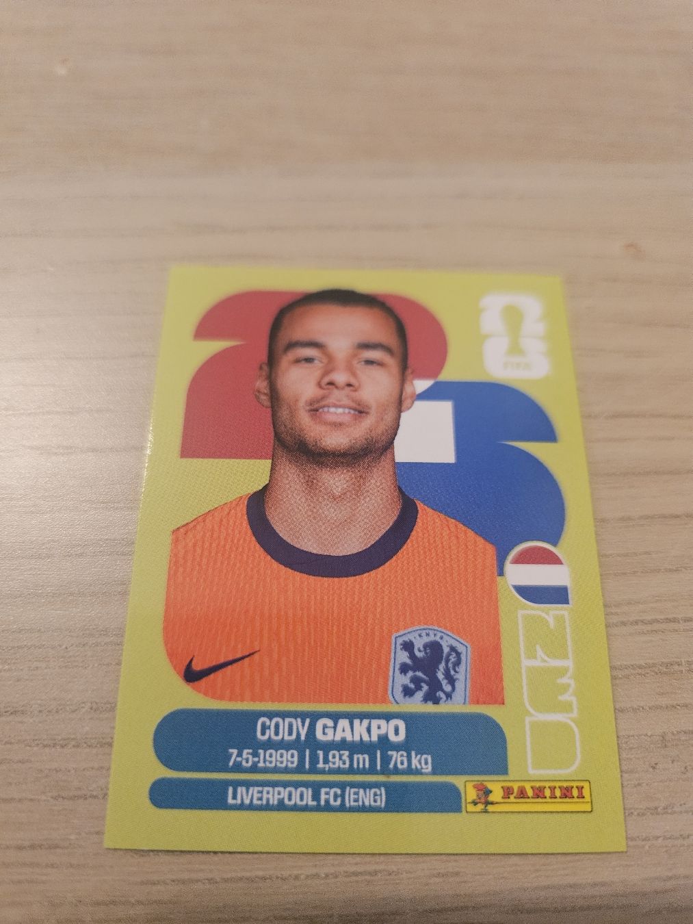 Panini Carte collezionabili: Panini WM 2026 NED 20 – Nuovo (secondo la descrizione) da Genève venduto da jerdinho1209