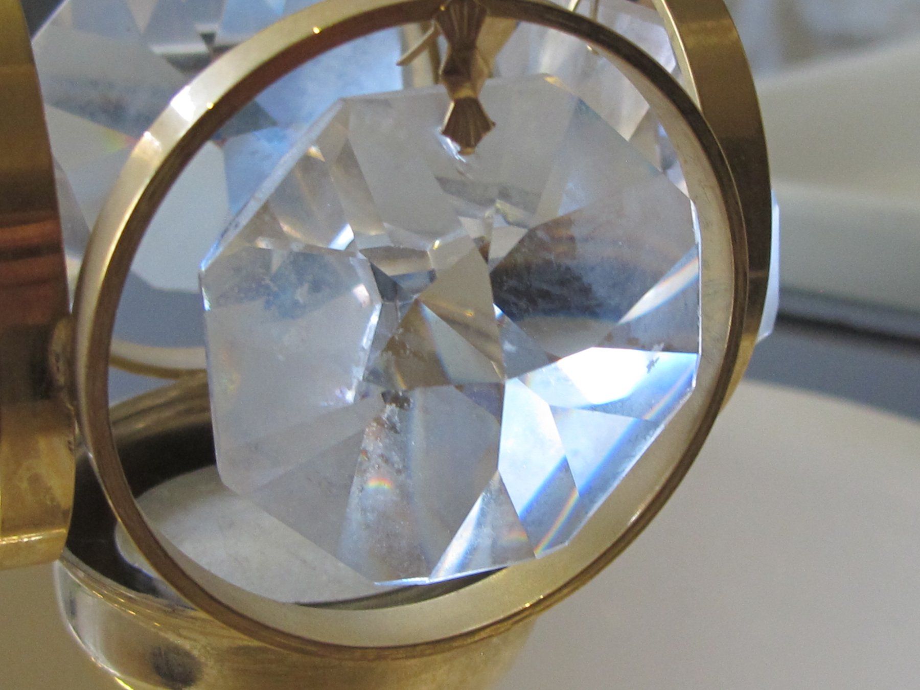 Portacandele: Teelichthalter Oder Kerzenständer Messing Mit 4 Kristallen – Usato da Altnau venduto da AntonioPriveWatches 2