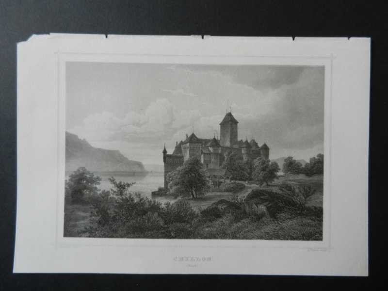 Stiche: Schloss Chillon château – Gebraucht aus Risch von Rischli15