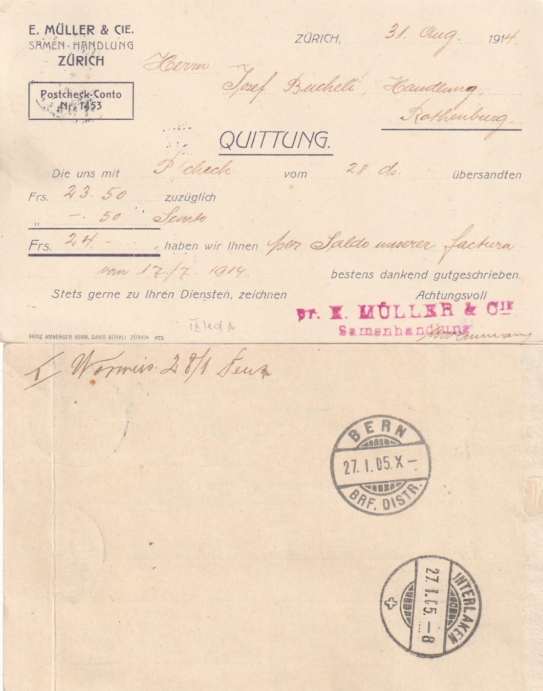 Cartoline postali: 10 verschieden antike Postkarten – Usato da Rupperswil venduto da Ema10 7