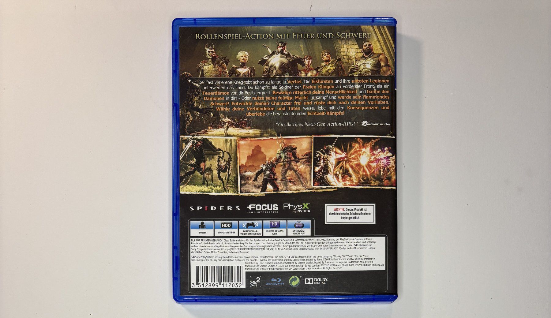 Giochi: PS4 - Bound by Flame – Usato da Allschwil venduto da Bullach 2