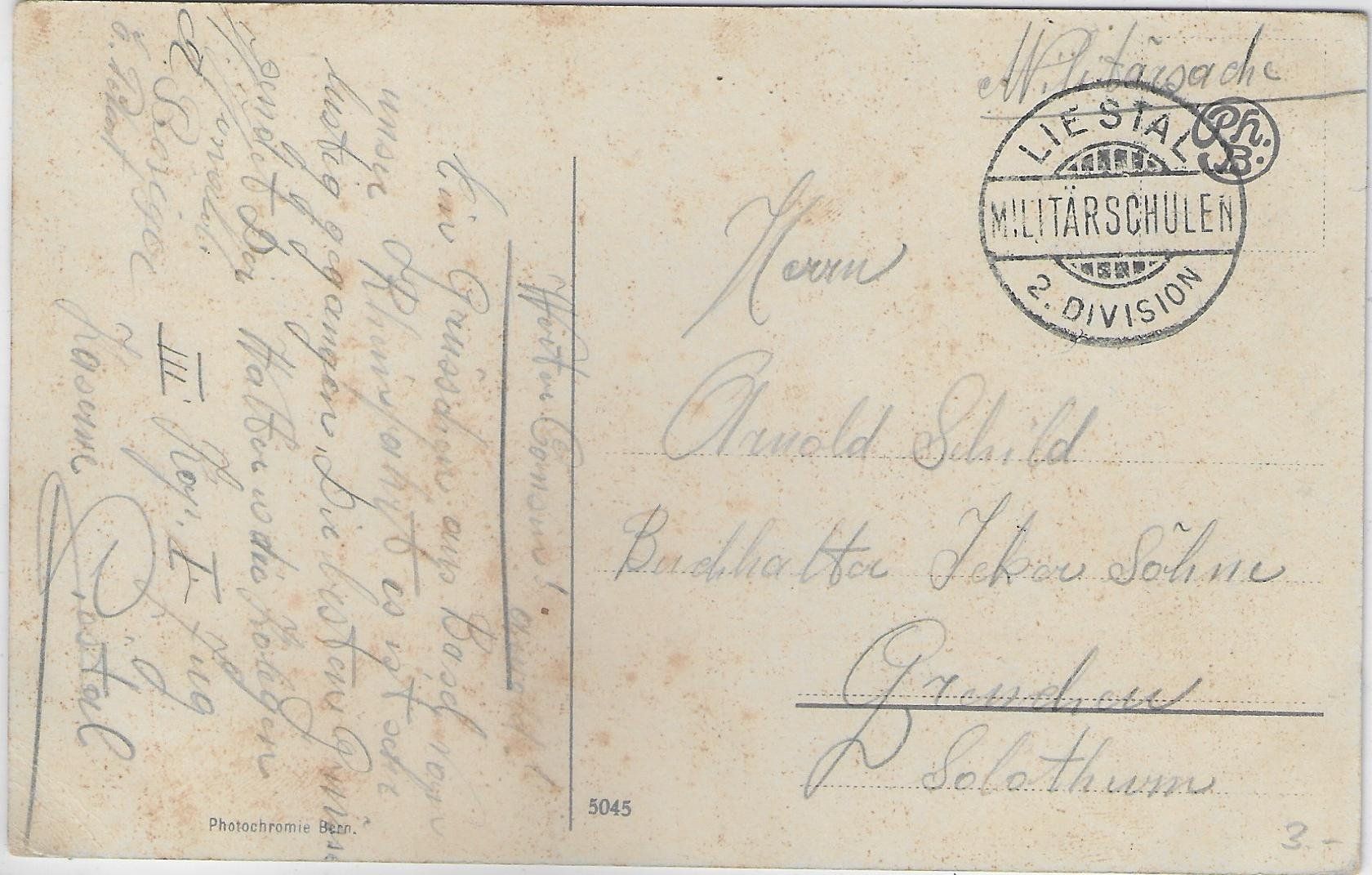 Cartoline postali: Basel - Mittlere Rheinbrücke mit Kleinbasel - Litho – Usato da Ettingen venduto da Kartenplanet 1